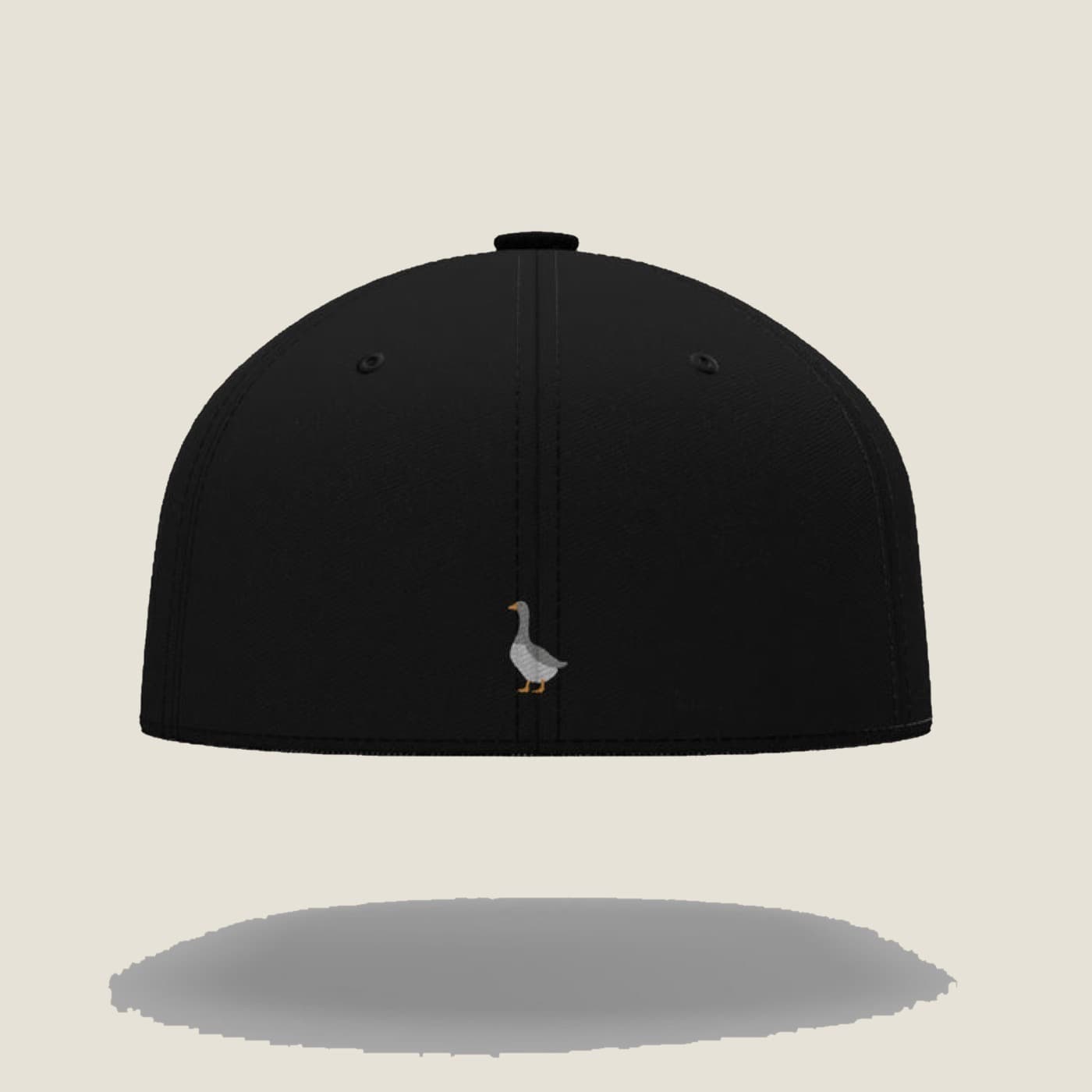 GUSSI black cap, detail of the embroidery