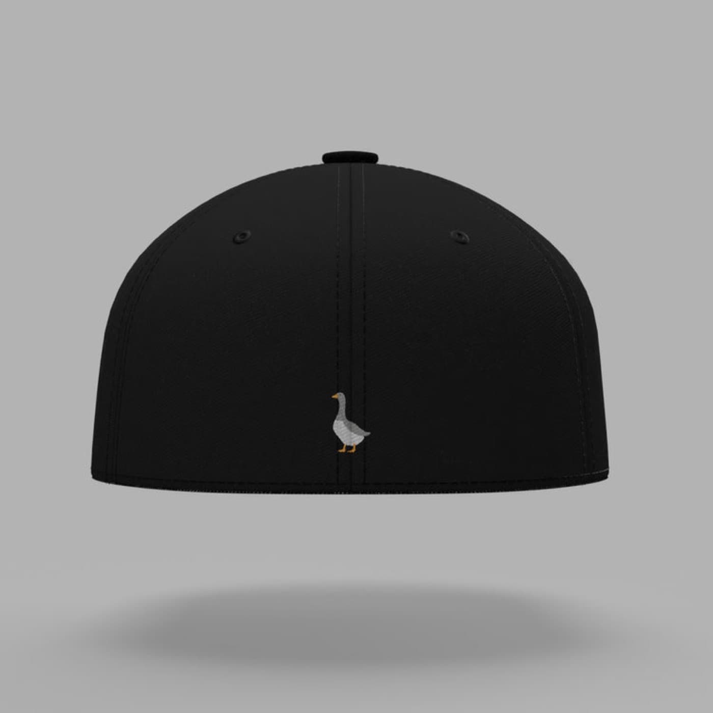 GUSSI black cap, detail of the embroidery