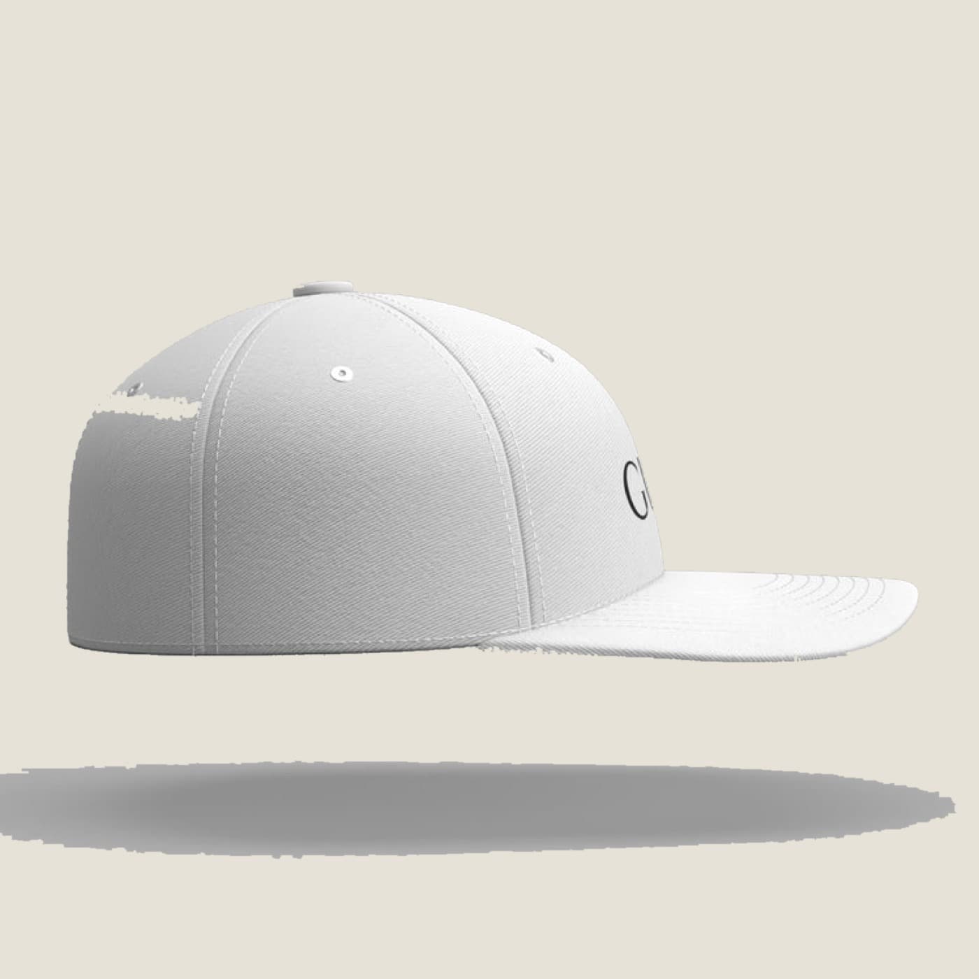 GUSSI white cap, side
