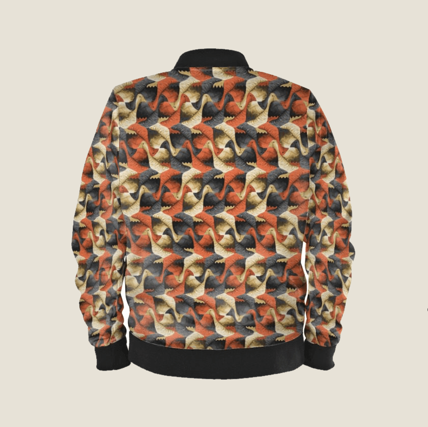 GUSSI ladies bomber jacket, back