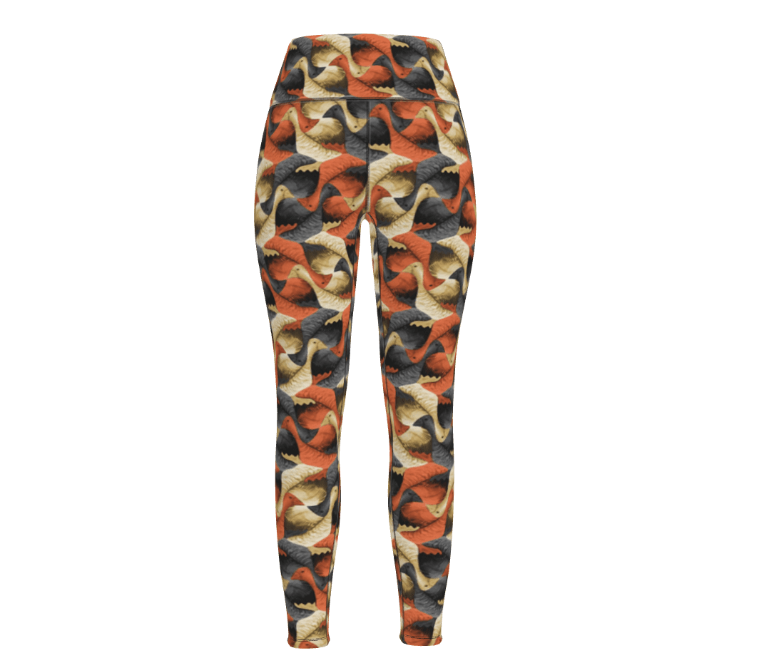 GUSSI printed sports leggings, front