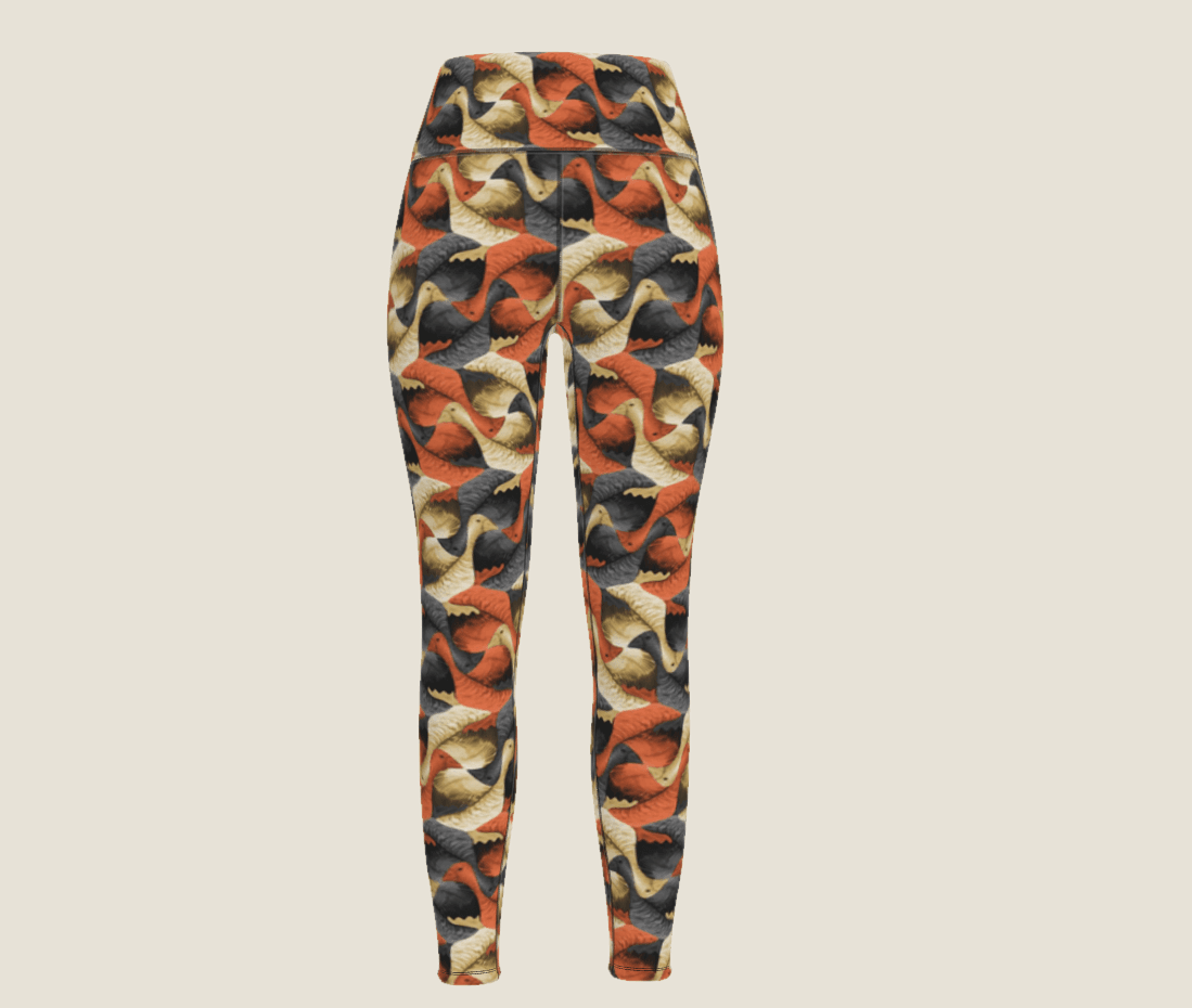 GUSSI printed sports leggings, front