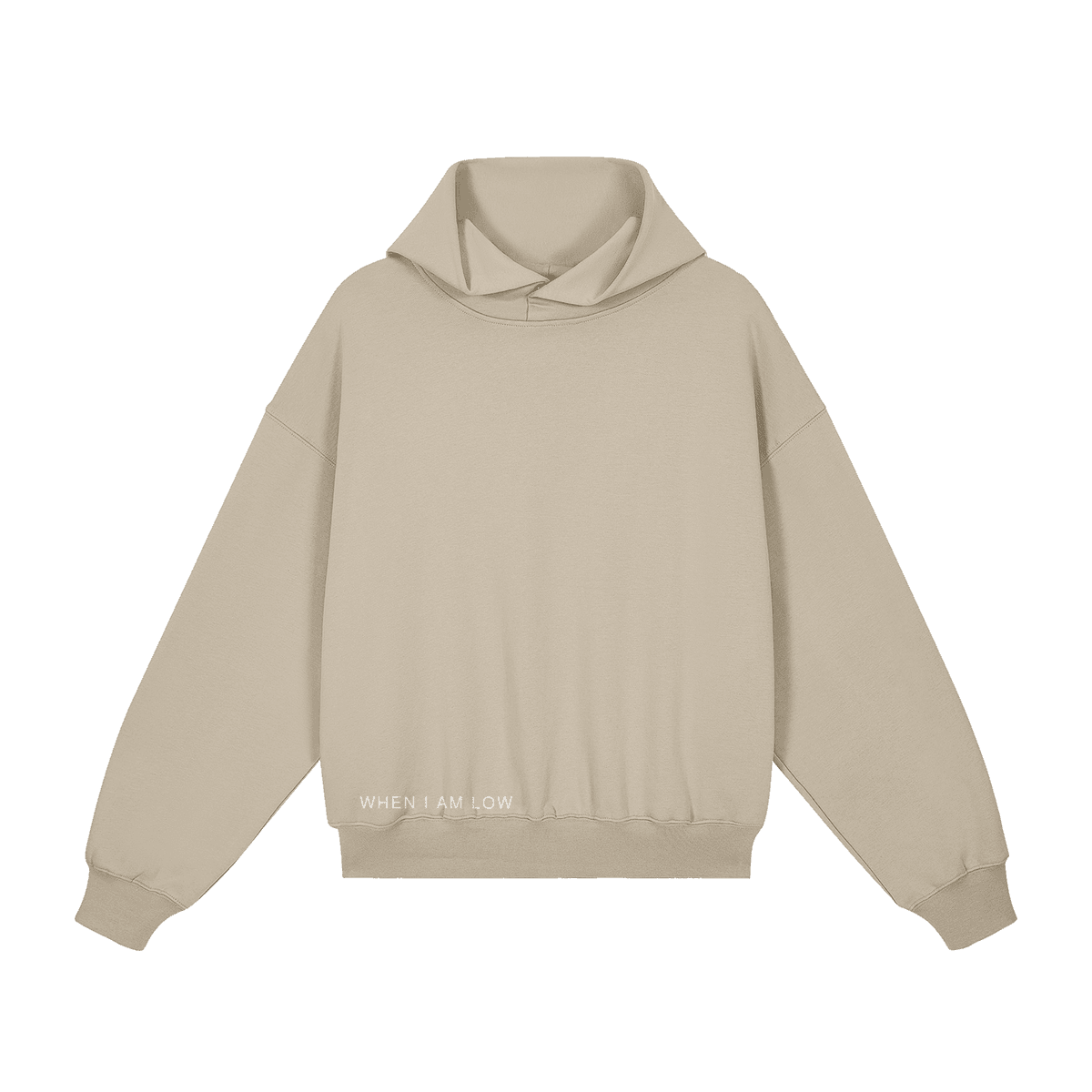 GUSSI When I’m Low hoodie in camel