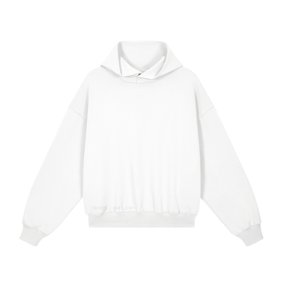 GUSSI When I’m Low hoodie in white