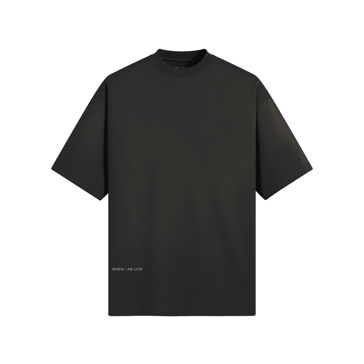 GUSSI When I’m Low tee in black
